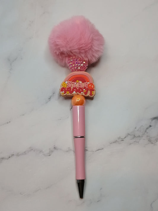 Pink fluffy Star Groovy