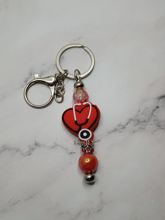 Focal Bead keychain