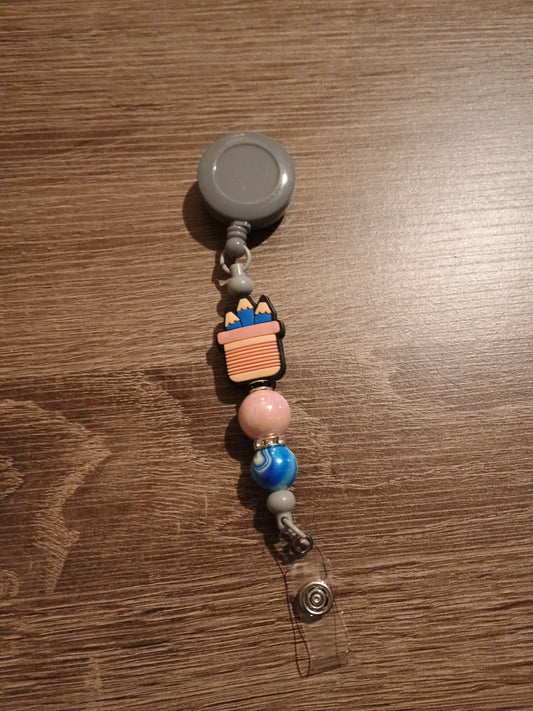 Retractable Name Badge clip