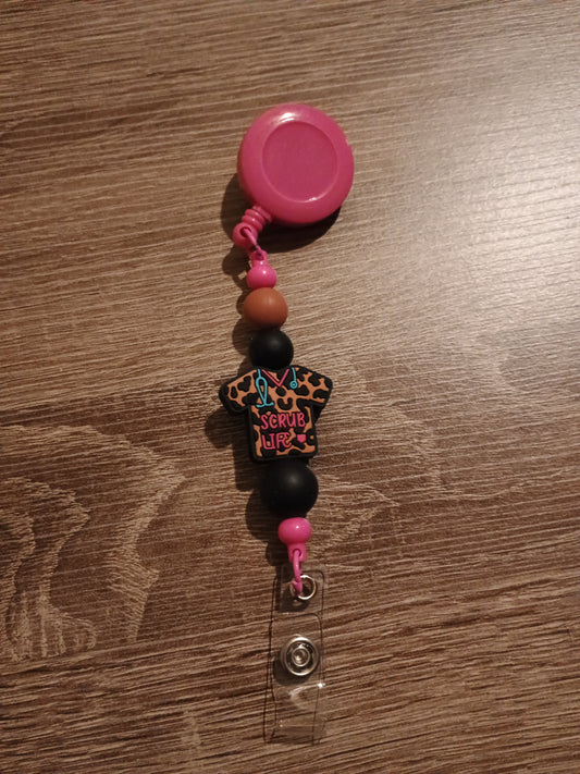 Retractable Name Badge clip