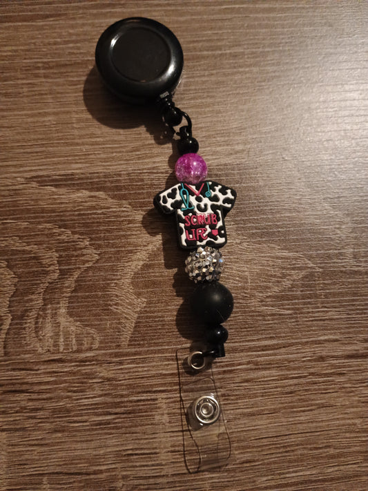 Retractable Name Badge clip