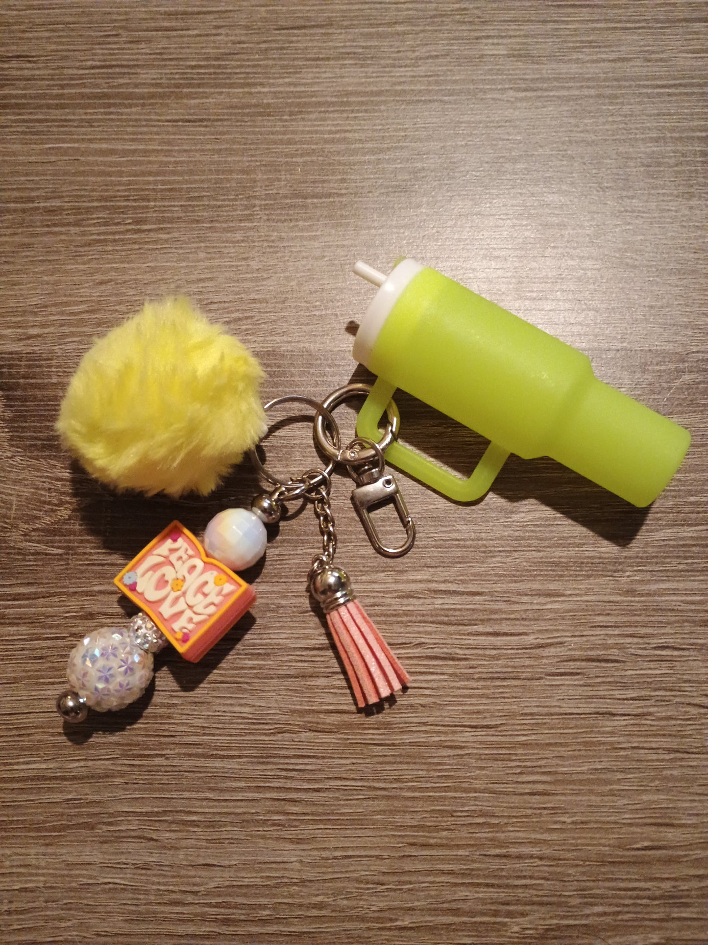 Mini cup Keychain bundle (glow in the dark cup)