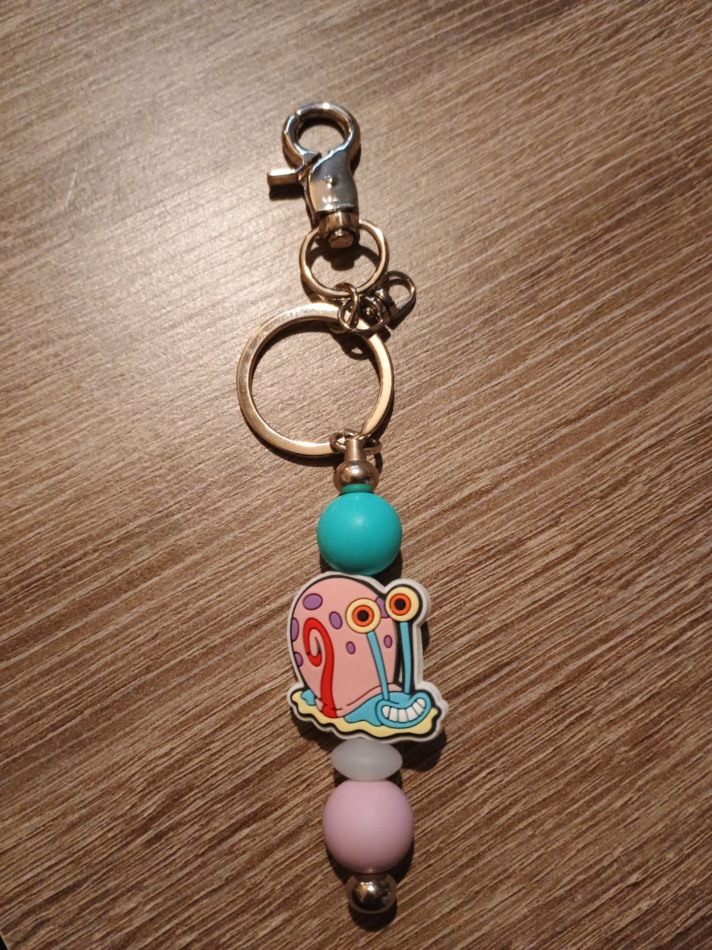 Focal bead keychain