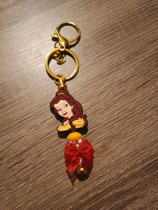Focal bead keychain