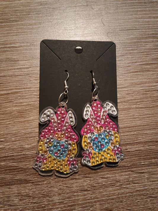 Diamond Art Earrings