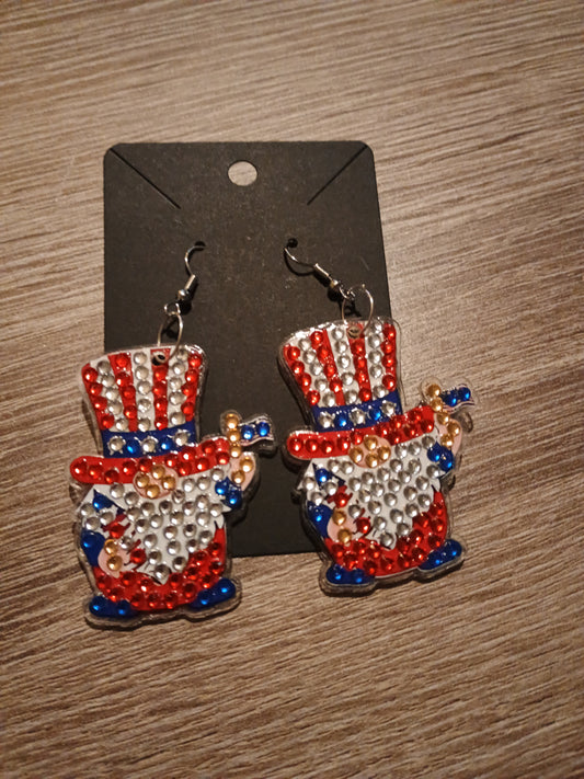 Diamond Art Earrings