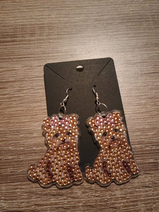 Diamond Art Earrings