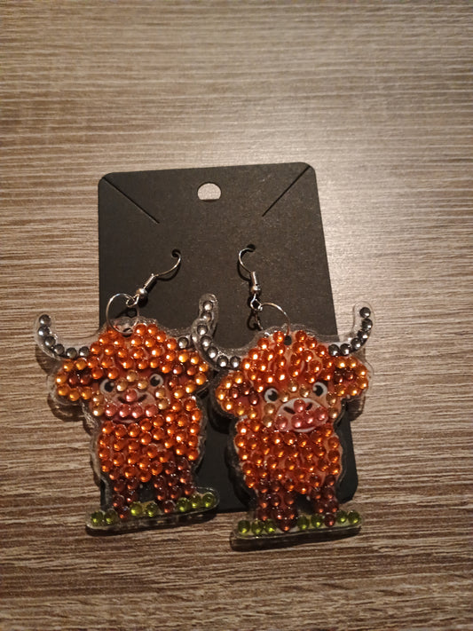 Diamond Art Earrings