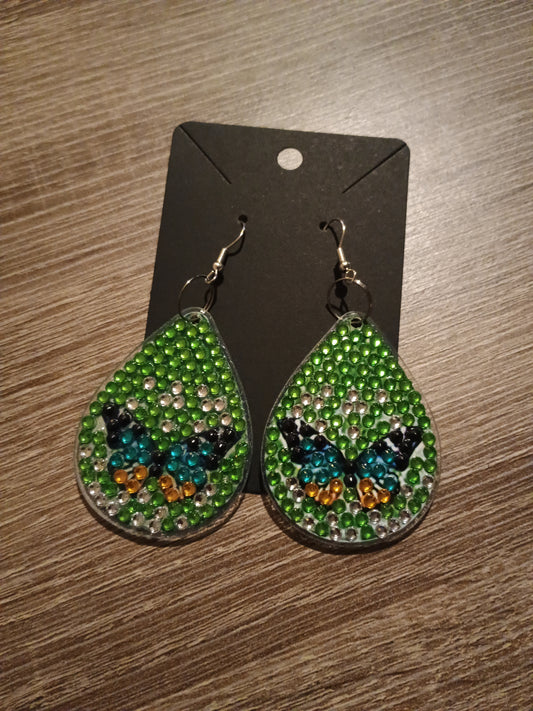 Diamond Art Earrings