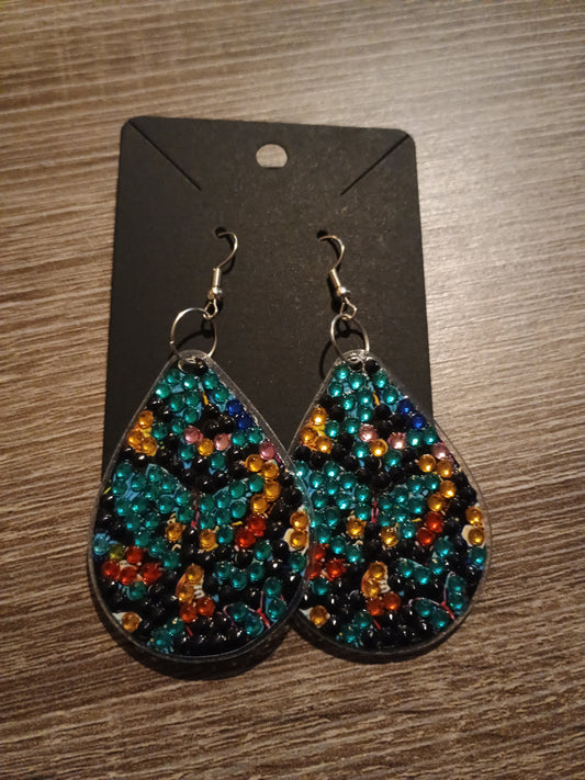 Diamond Art Earrings