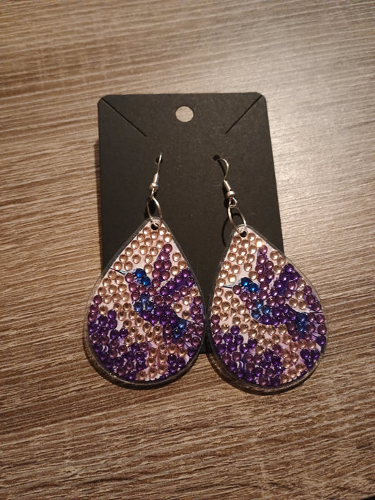 Diamond Art Earrings