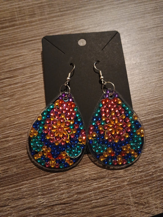 Diamond Art Earrings