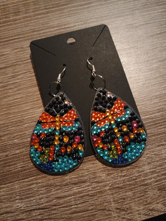 Diamond Art Earrings