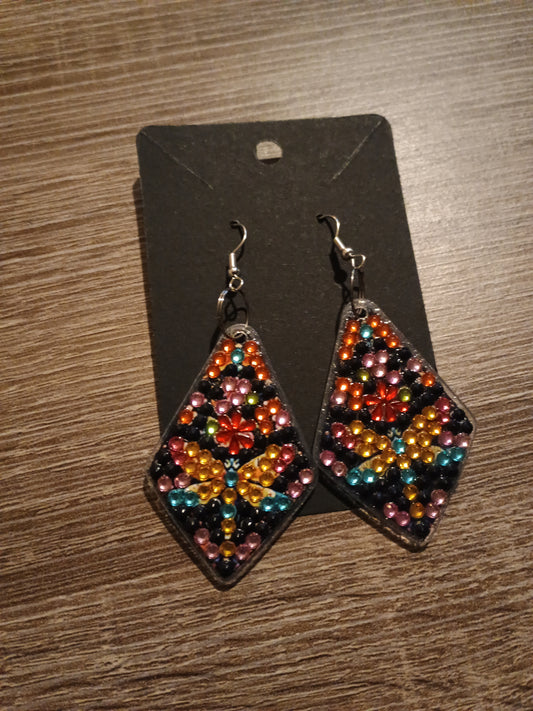 Diamond Art Earrings
