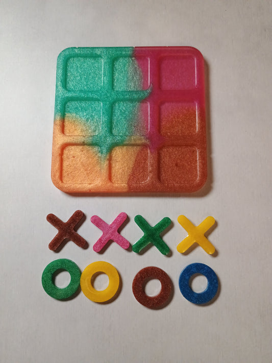Resin tic tac toe boards