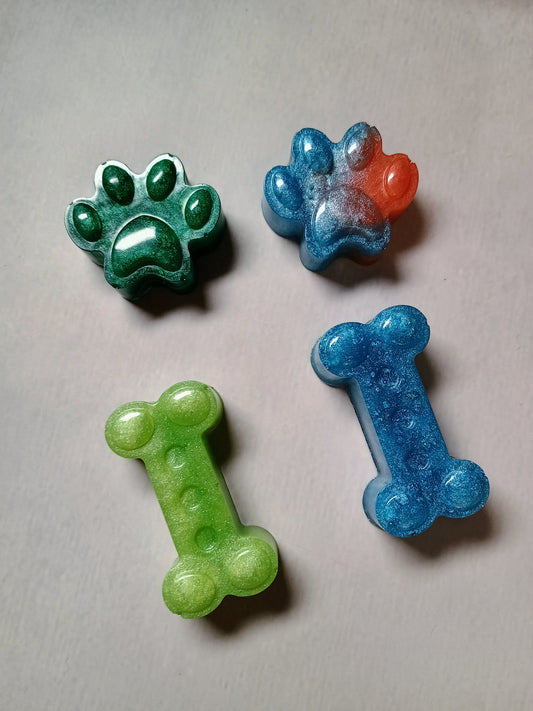 Resin 4 pack  Dog magnet