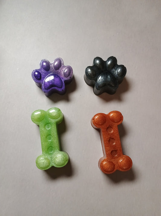 Resin 4 pack  Dog magnet