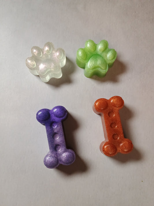 Resin 4 pack  Dog magnet
