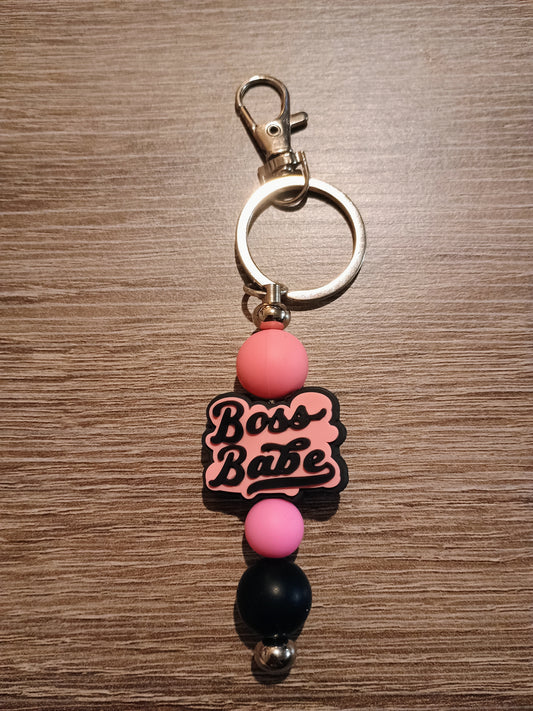 Focal Bead Keychain