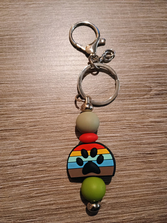 Focal Bead Keychain