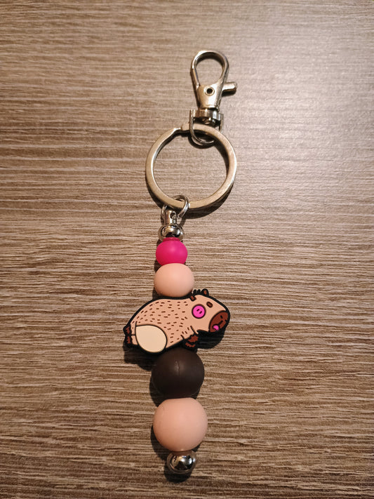 Focal Bead Keychain
