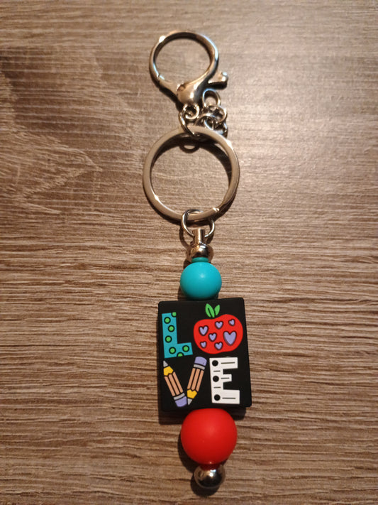 Focal Bead keychain