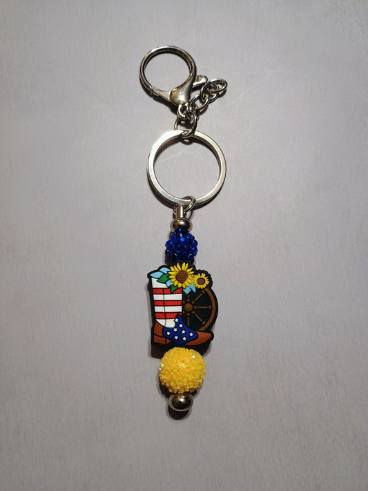 Focal Bead keychain