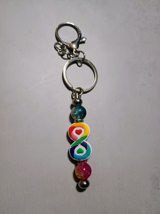 Focal Bead keychain