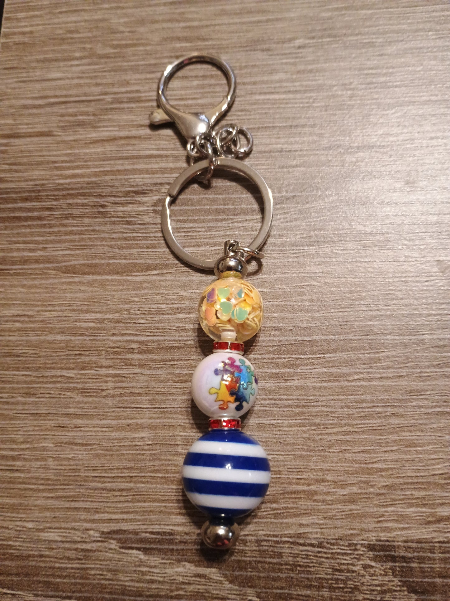 Beaded keychain