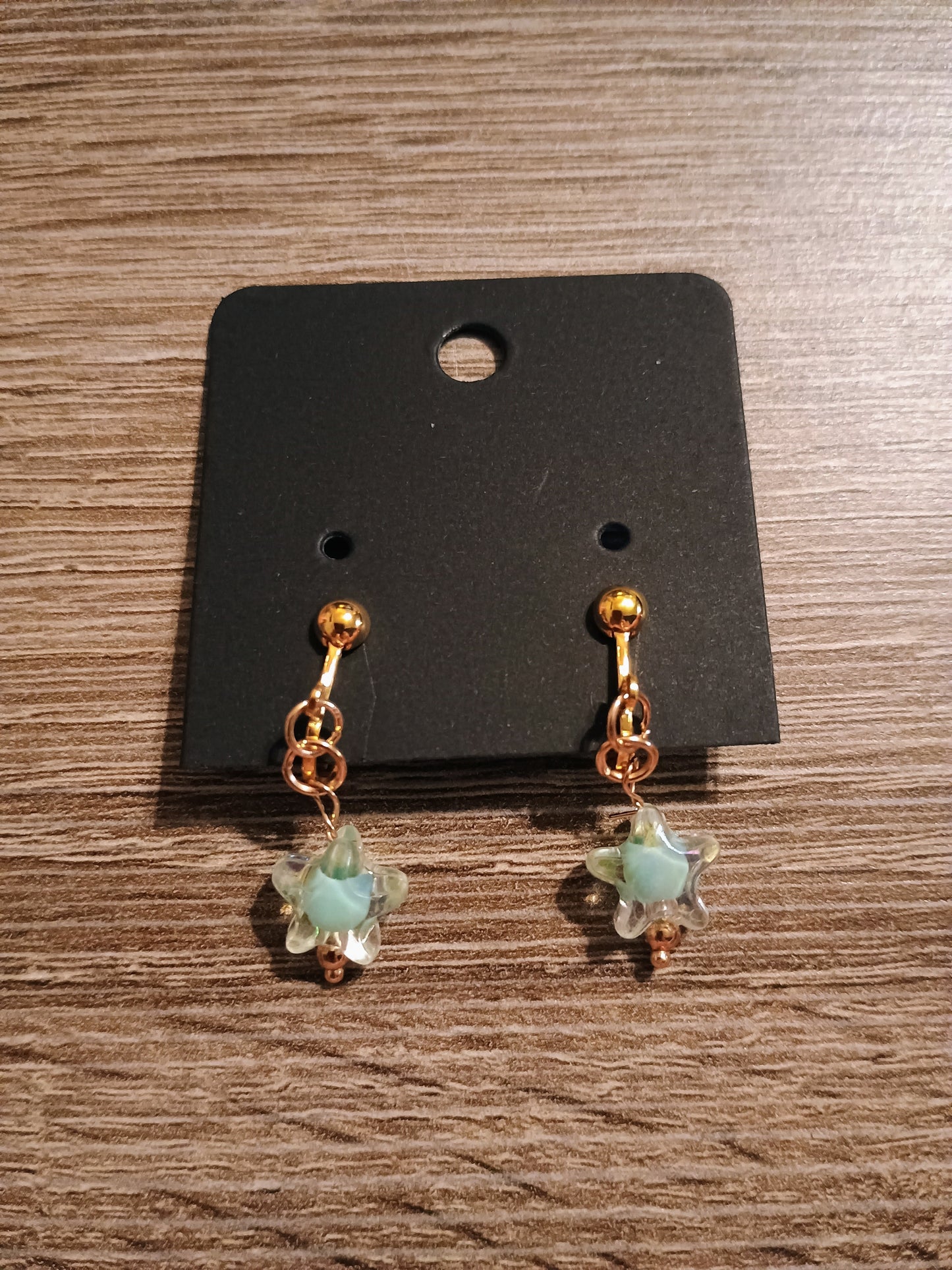 Dangle clip on earrings