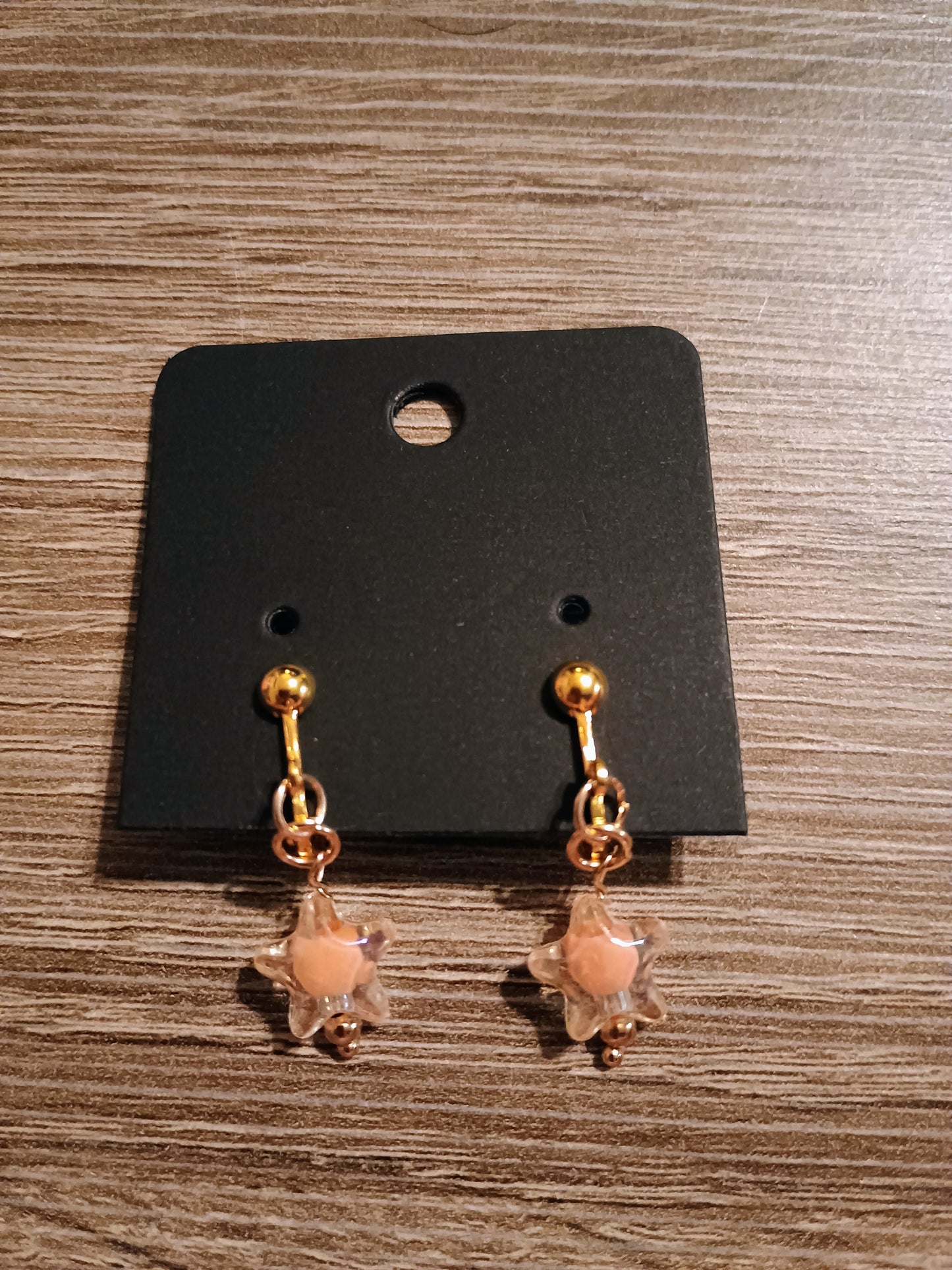 Dangle clip on earrings