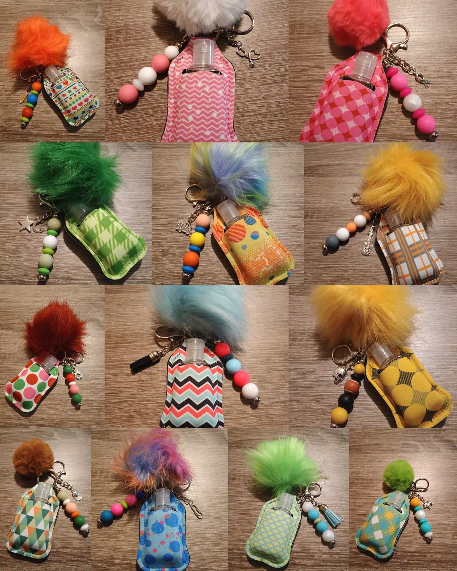 Hand sanitizer keychain bundle