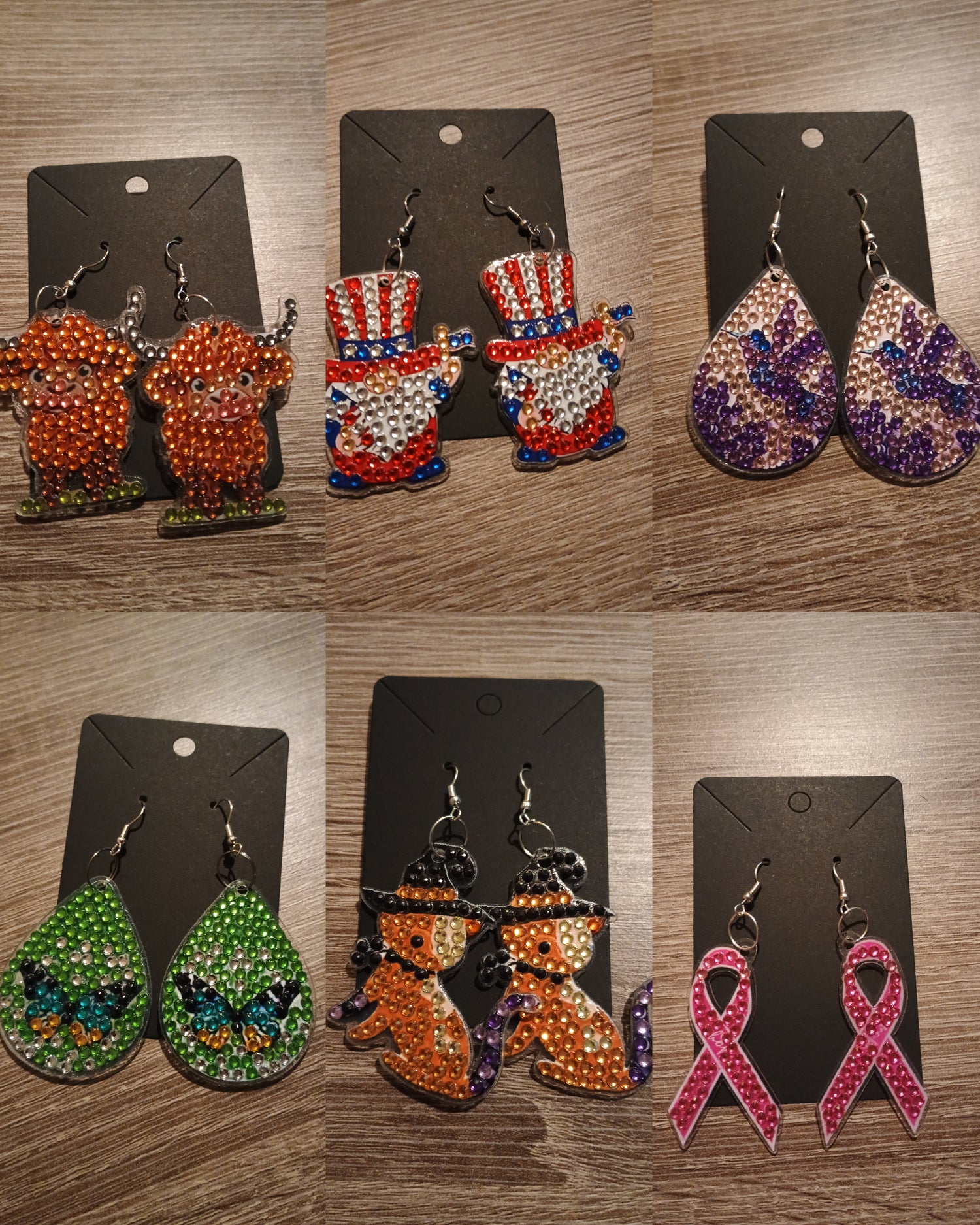 Diamond Art Earrings