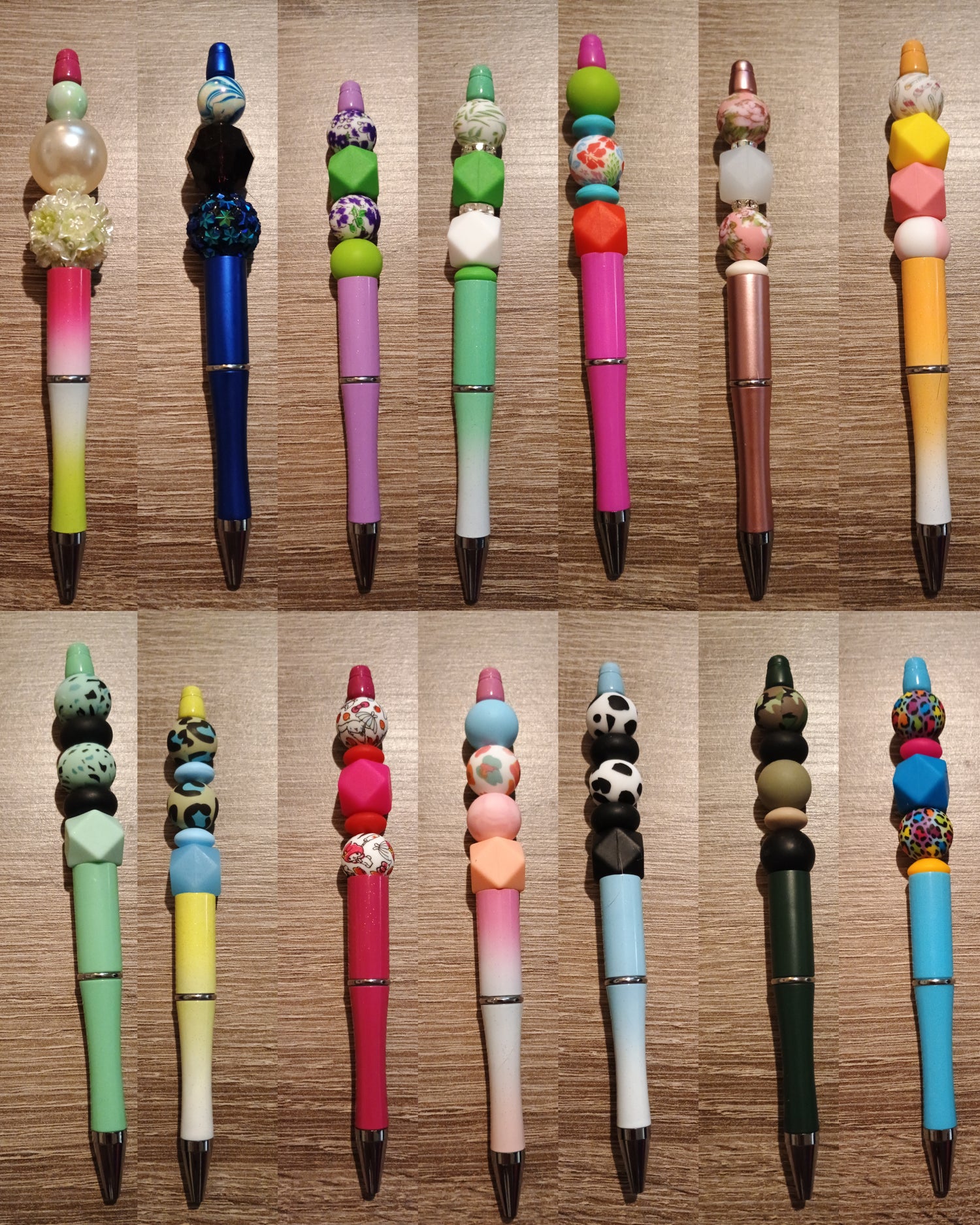 Beaded pens