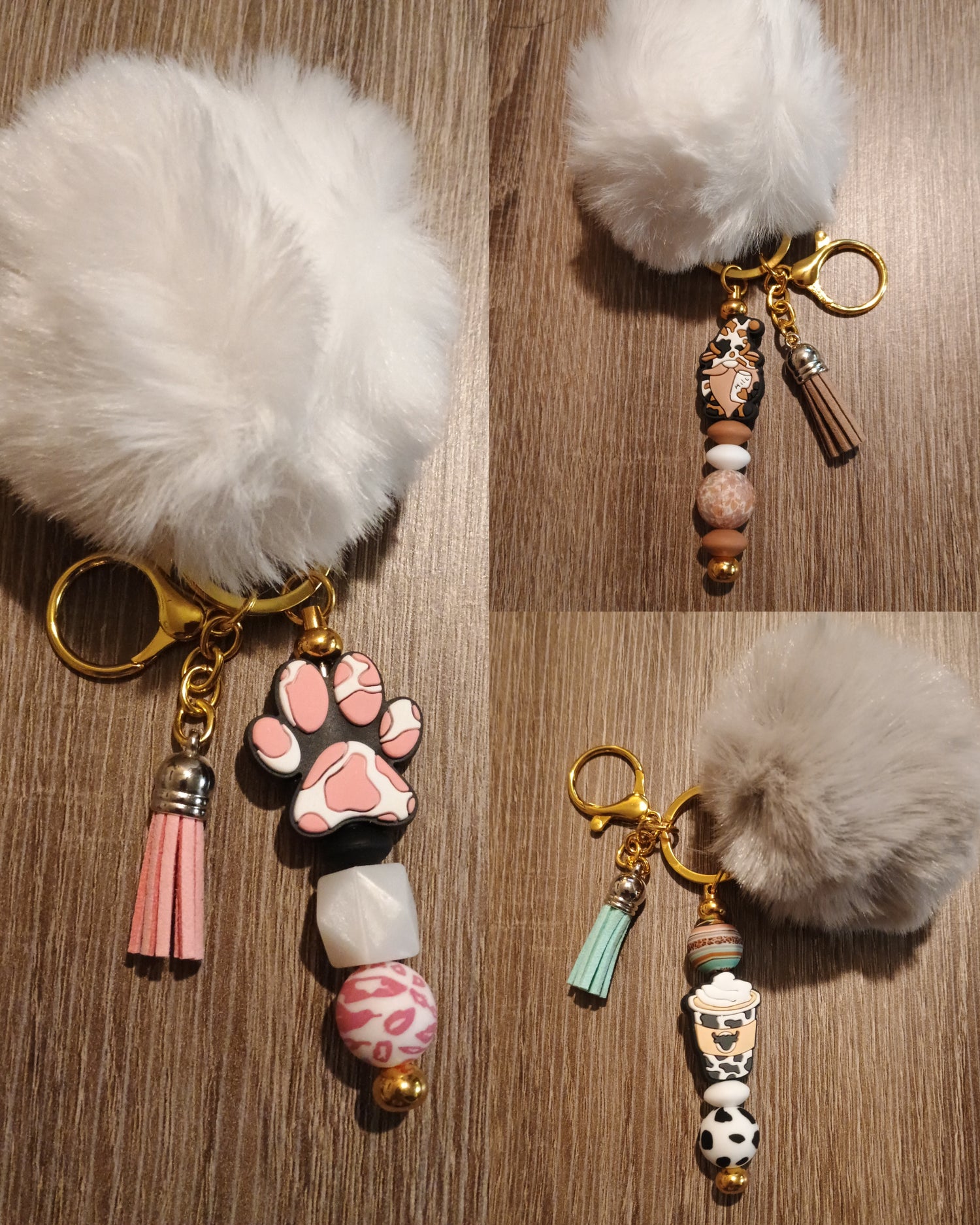 Pom Pom Keychain