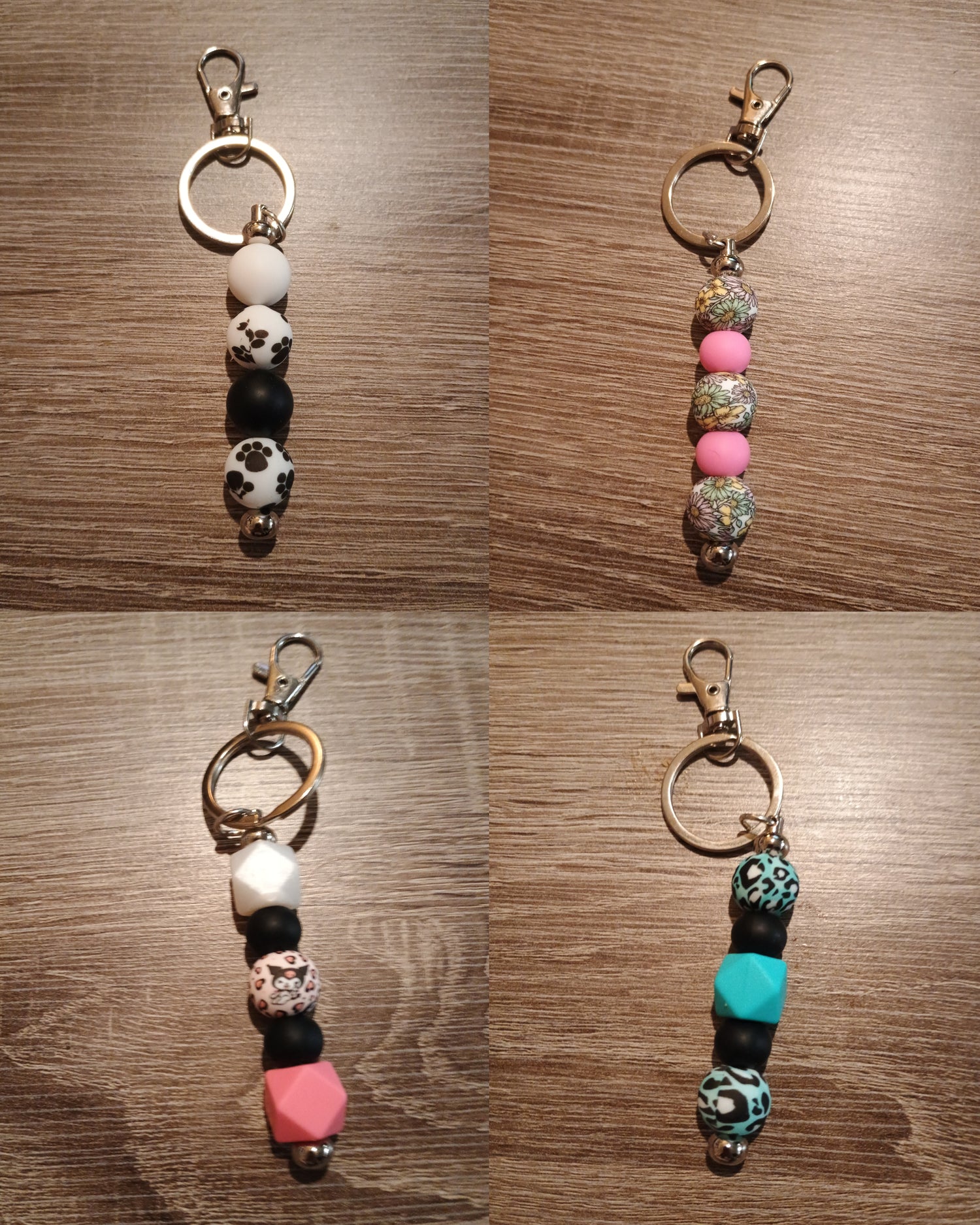 Beaded keychains