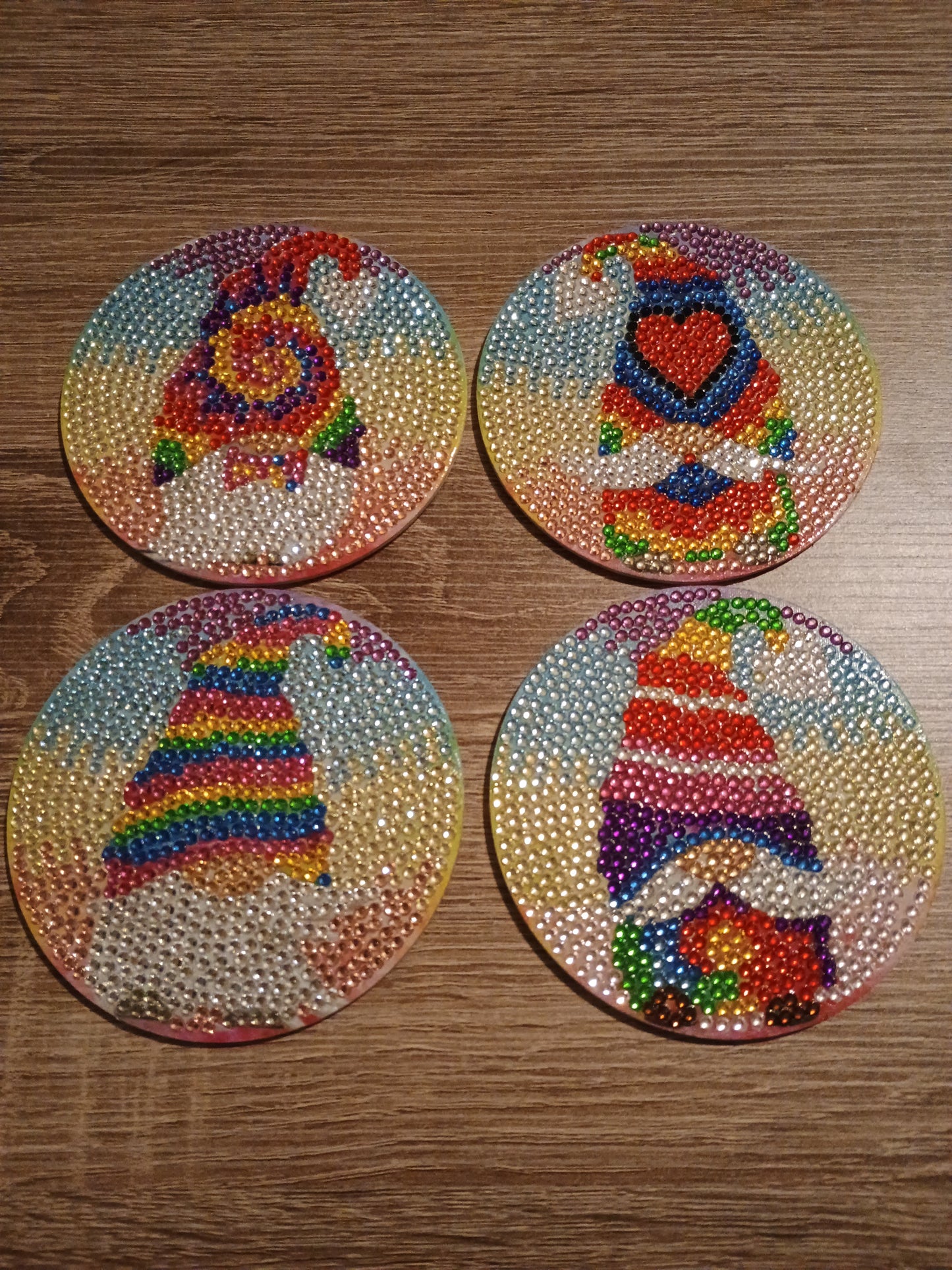 4pk Gnome coasters