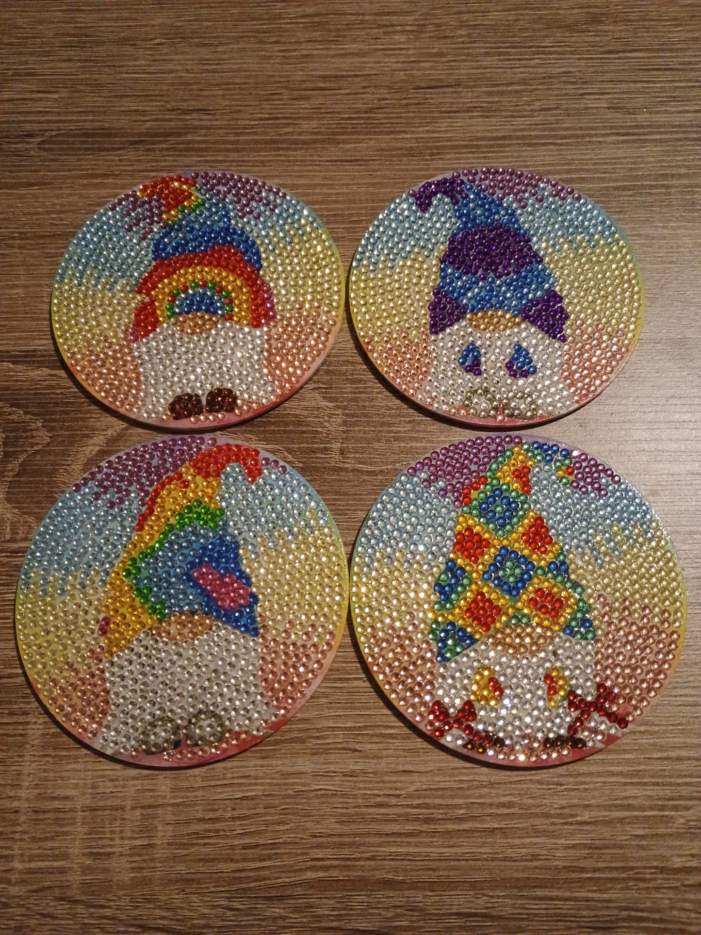 4pk Gnome coasters