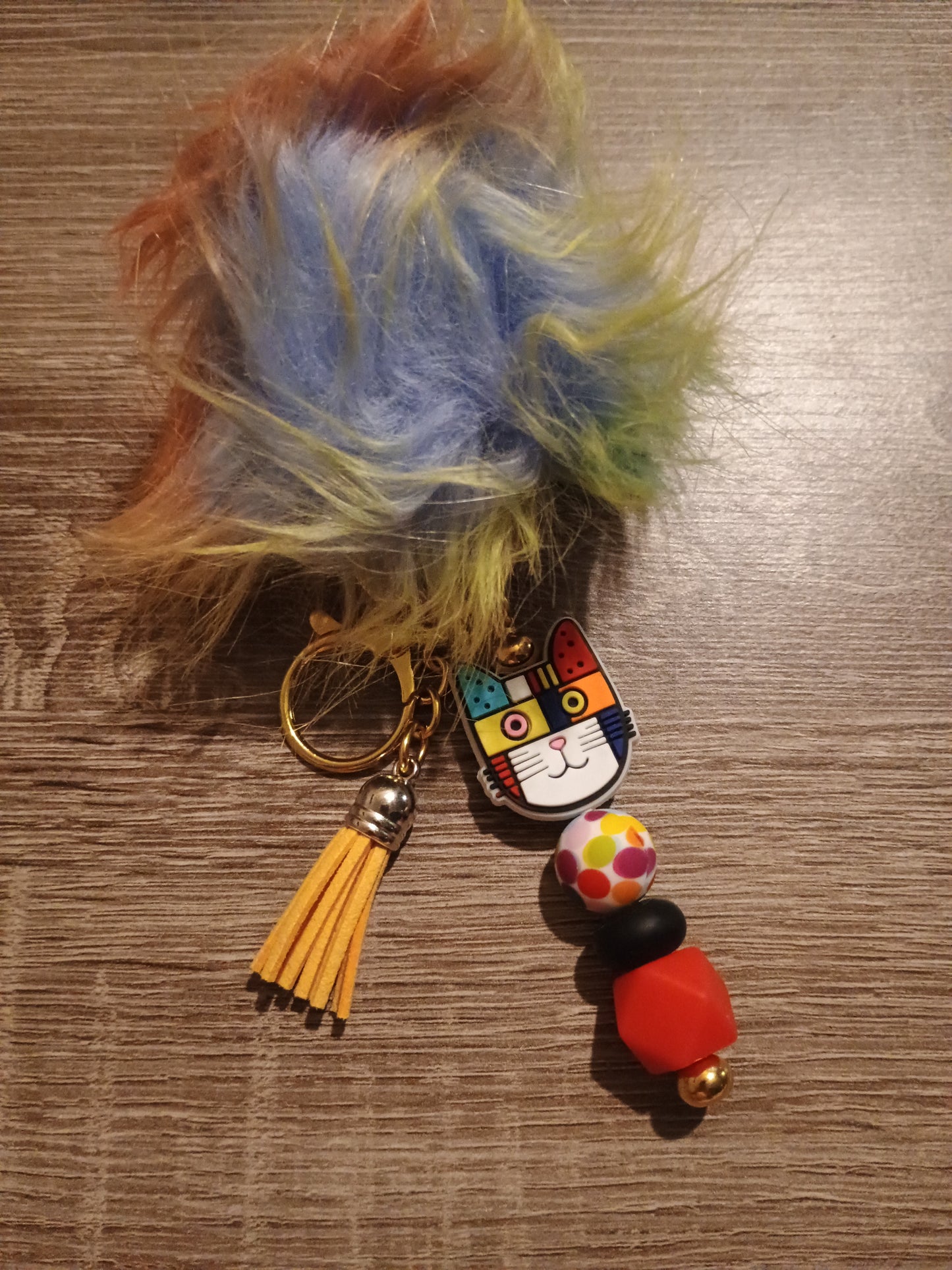 LRG Pom pom keychain