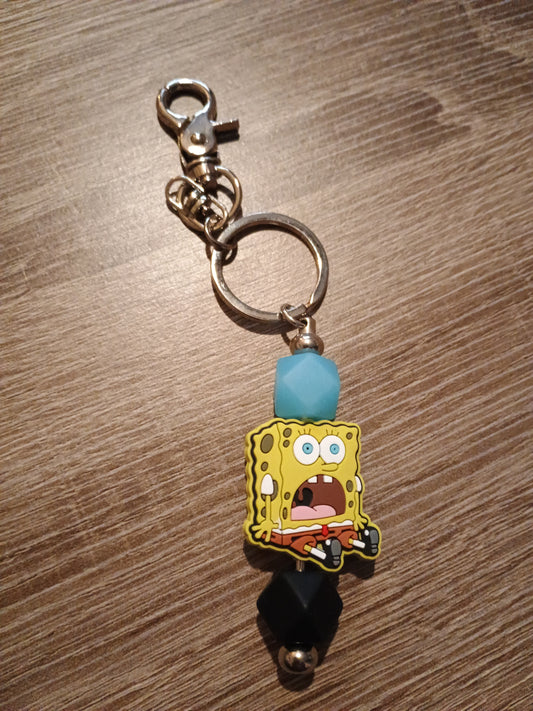 Focal bead keychain