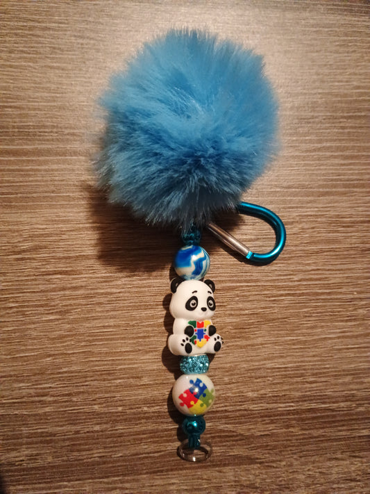 Pom Pom Keychain