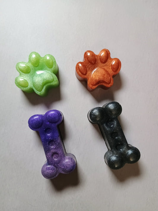 Resin 4 pack  Dog magnet