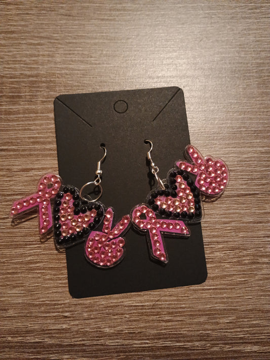 Diamond Art Earrings
