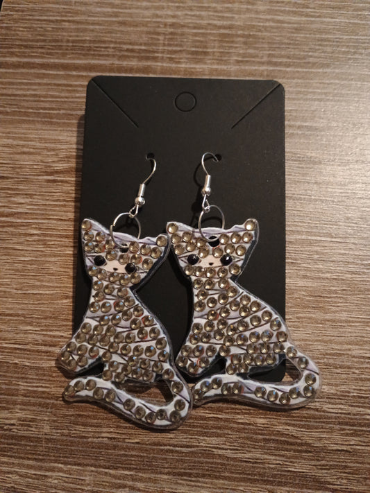 Diamond Art Earrings