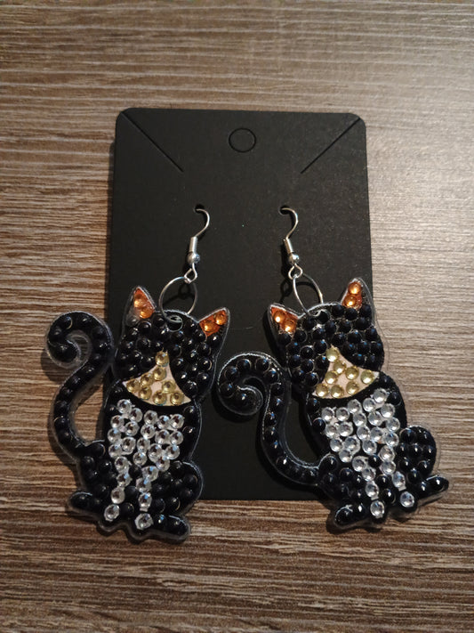 Diamond Art Earrings