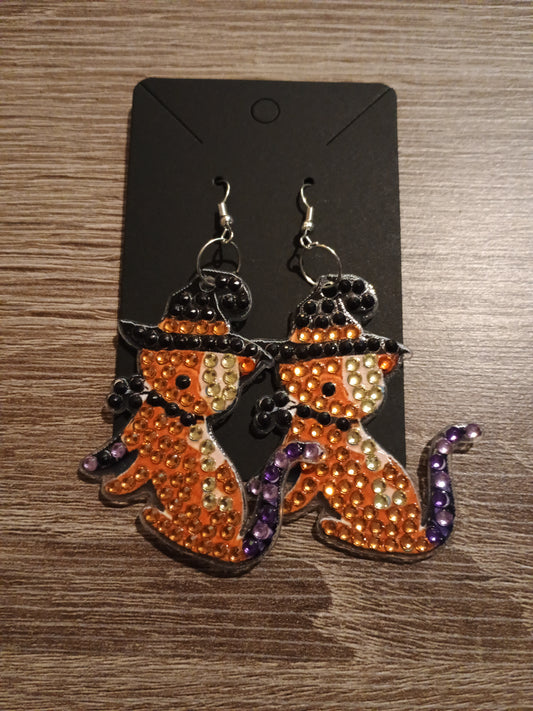 Diamond Art Earrings