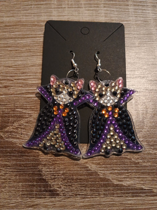 Diamond Art Earrings