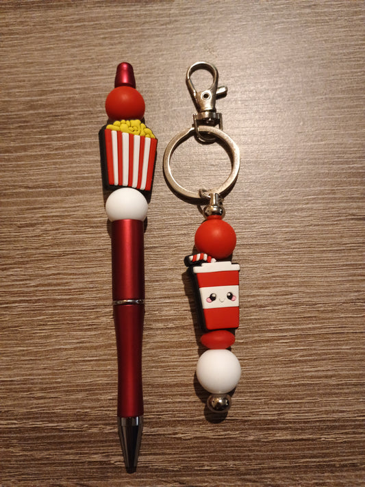 Snack pack pen and keychain