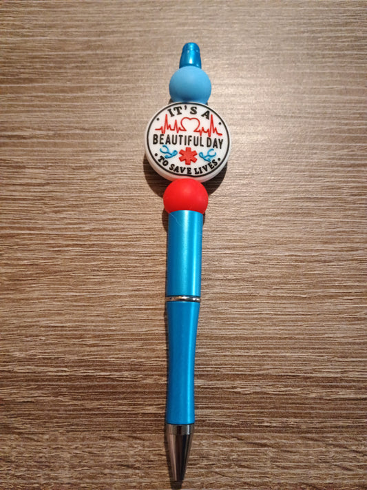 Focal bead pen