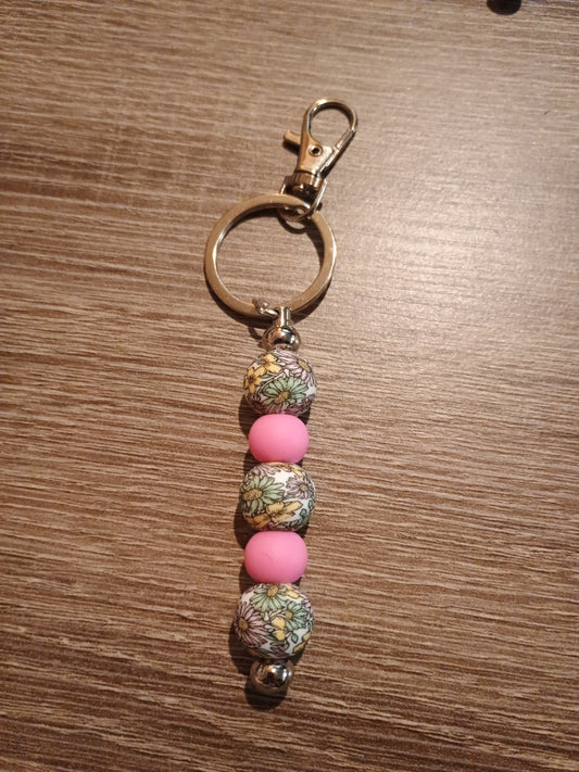 Beaded keychain